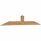 Ekena Millwork Portland Smooth Timber Gable Bracket, Western Red Cedar, 84"W x 14"H x 1 1/2"D x 5 1/2"F, 4/12 Pitch GBW084X14X0206POR00SWR - alternate 2
